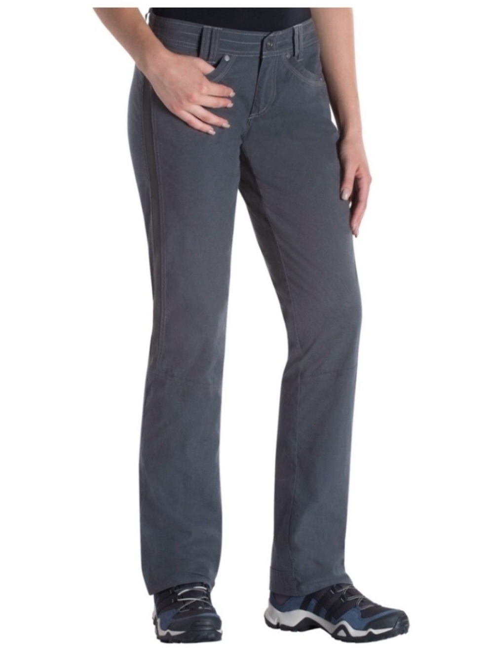 Kuhl Women’s Hiking Pants Charcoal Gray Straight Leg Size 10
